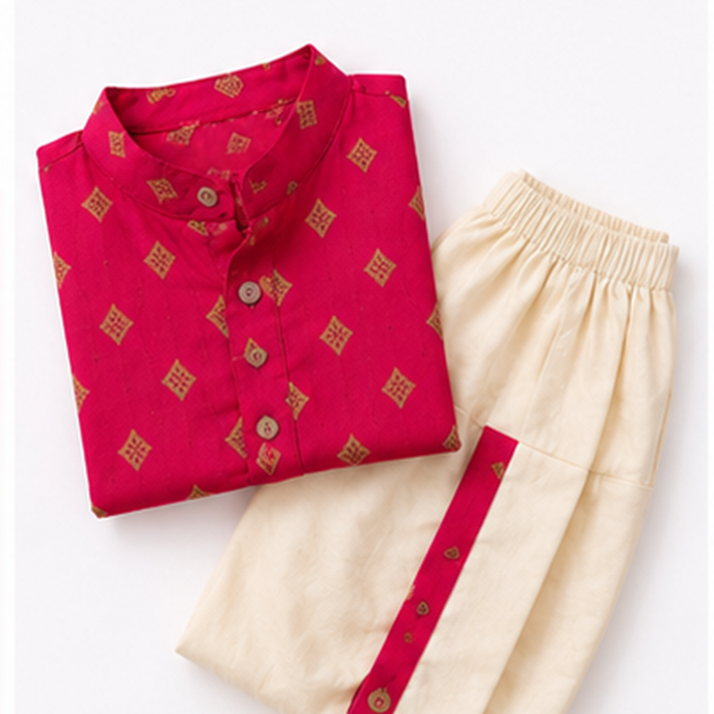 Kurta & Dhoti Set (Boys)