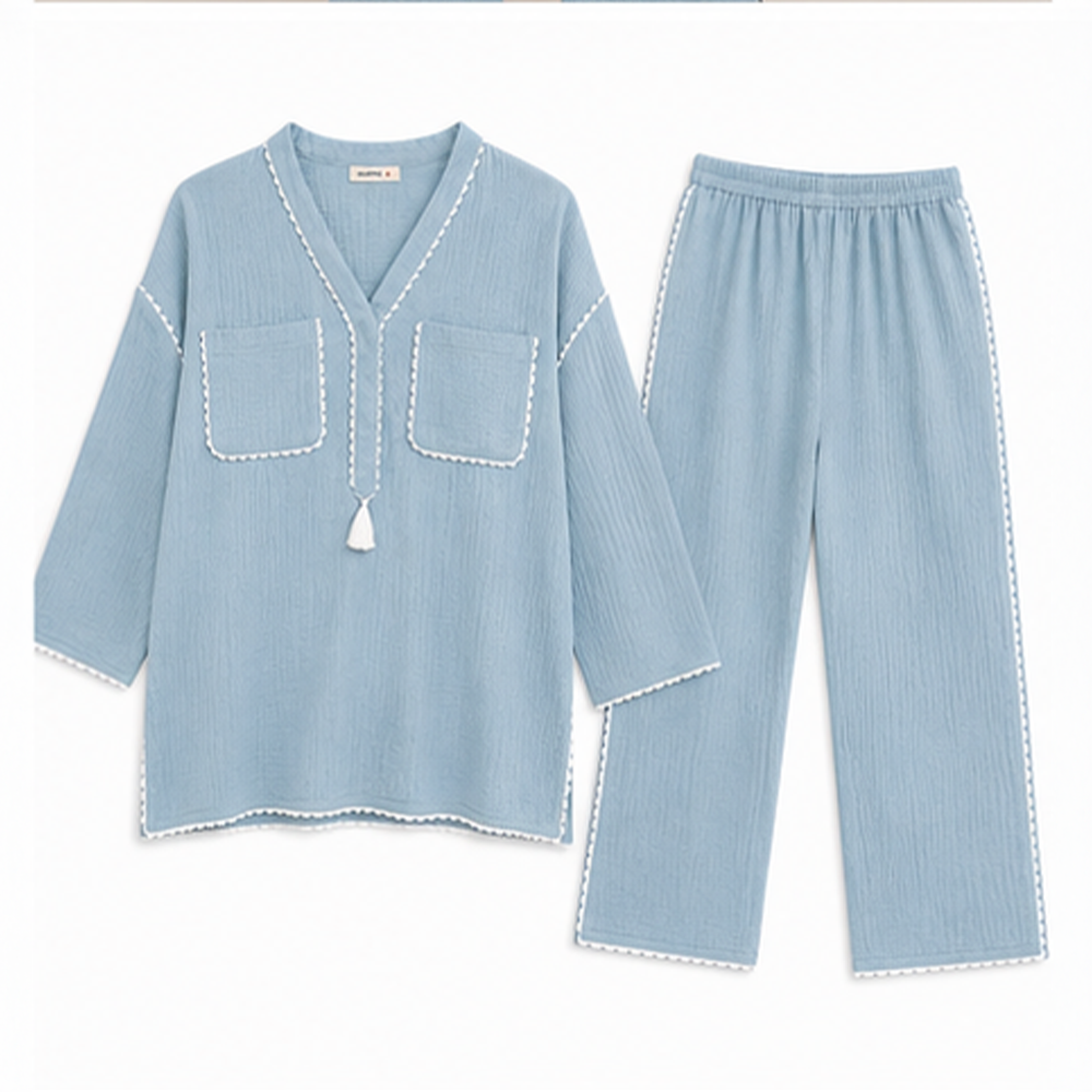 Mist Blue Trim Set