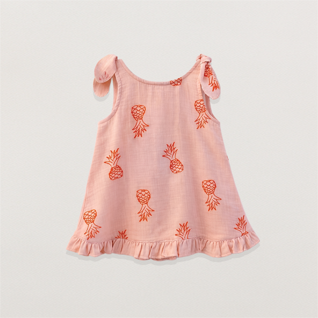 Peach Pineapple Dress