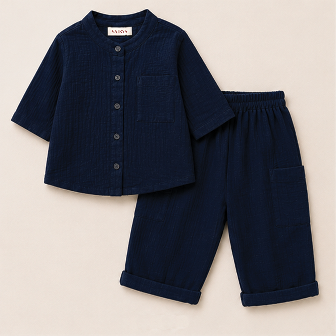 Navy Blue Co-ord Set