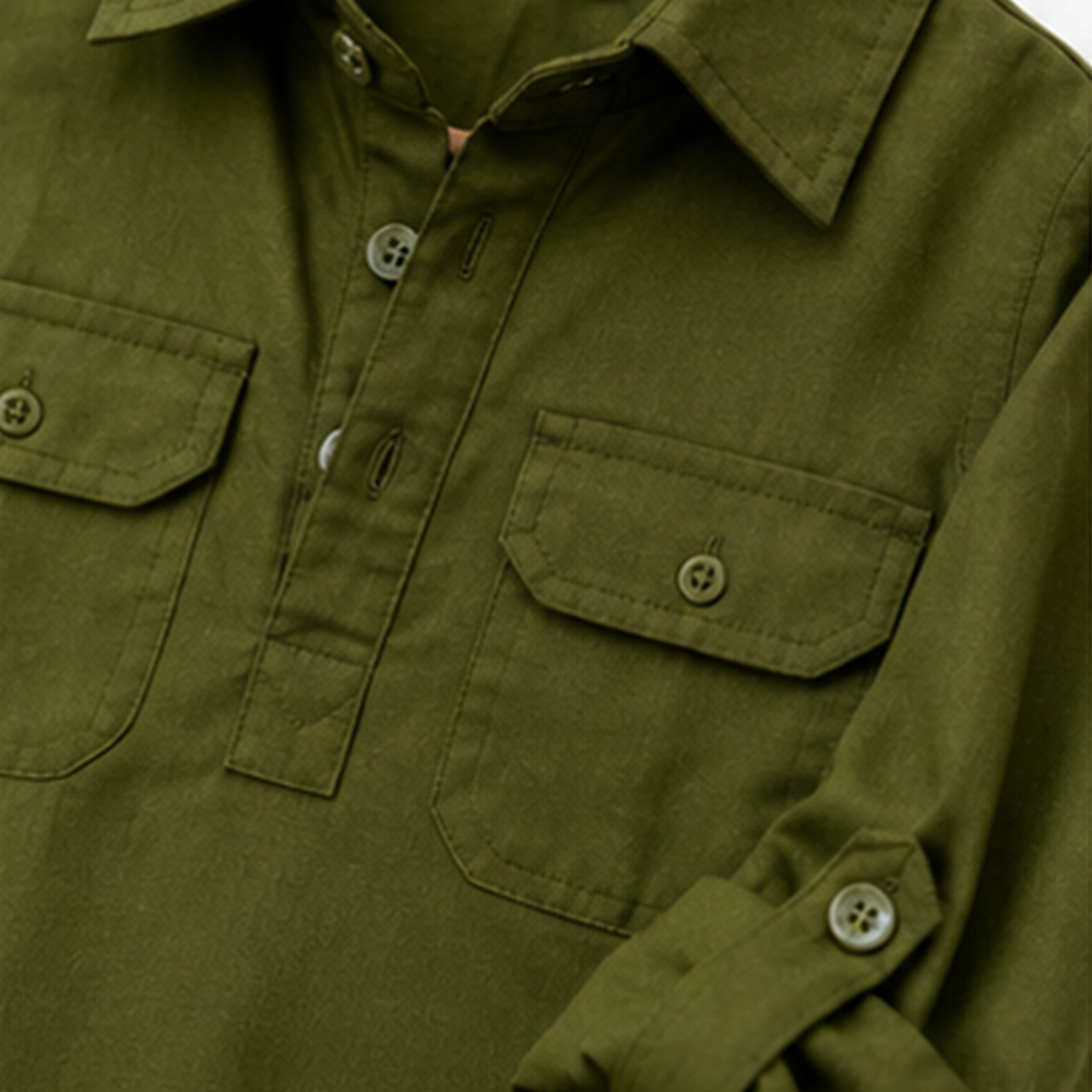 Olive Green Pathani Set