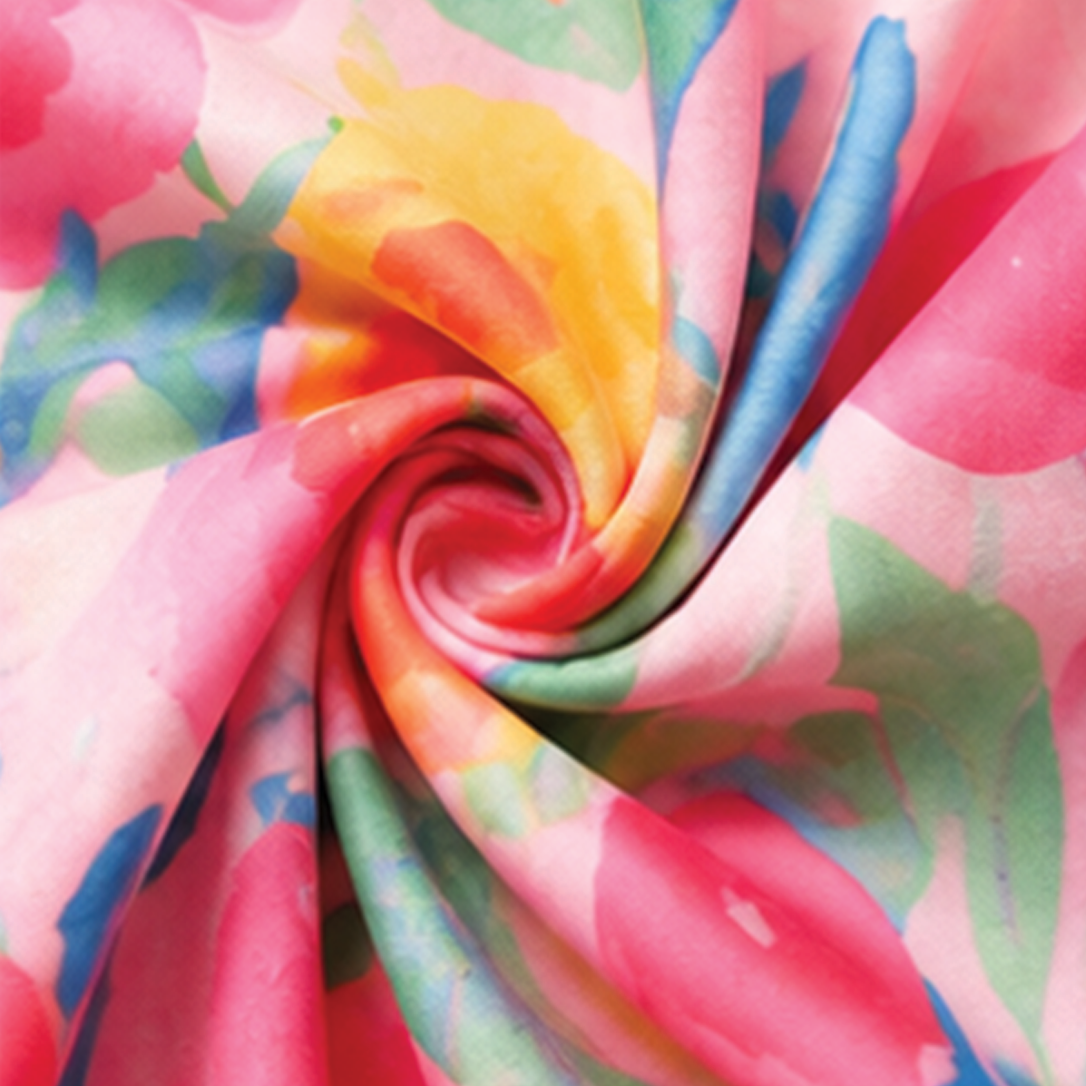 Floral Summer Dress with Hat
