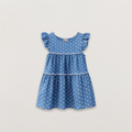 Polka Dot Denim Dress