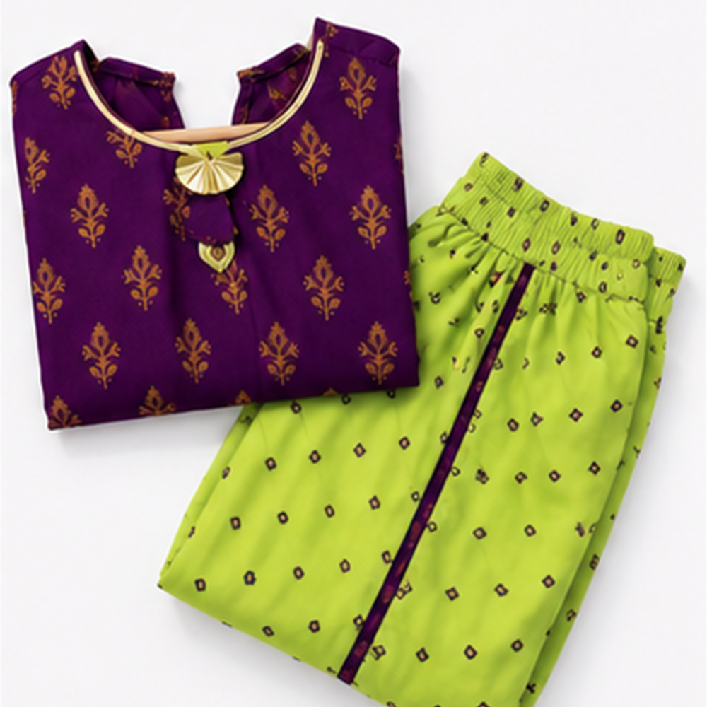 Kurta & Dhoti Set (Girls)