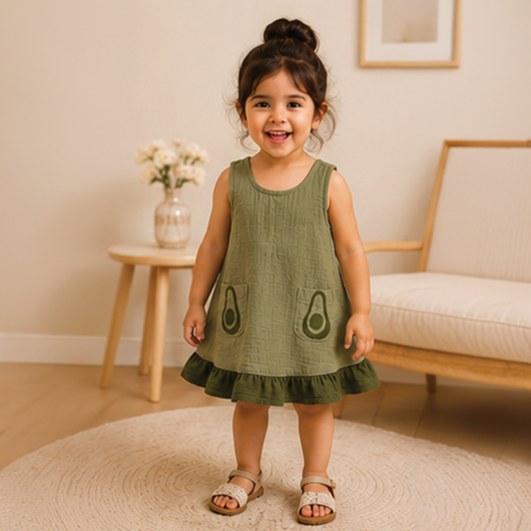 Avocado Pocket Dress