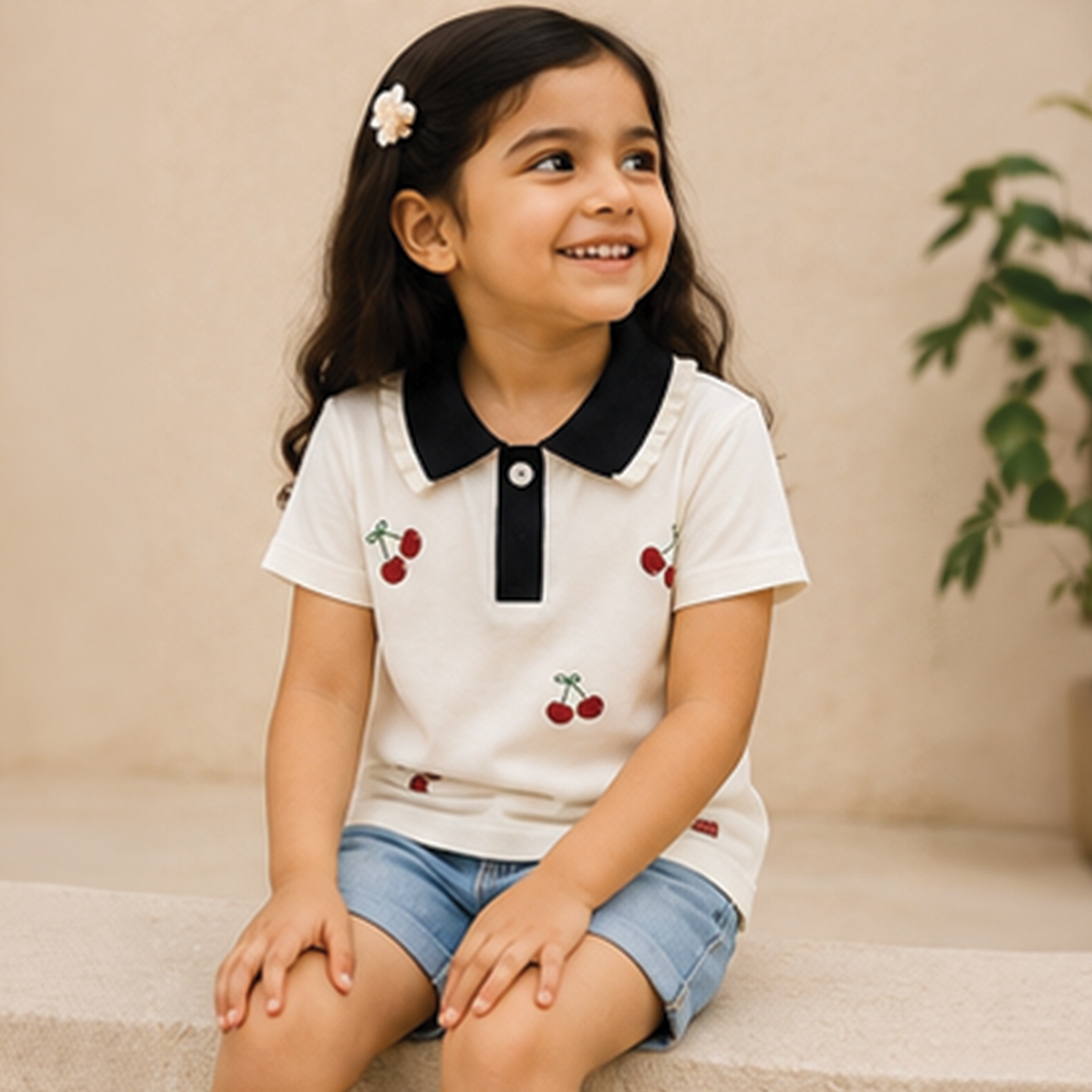 Cherry Polo Tee