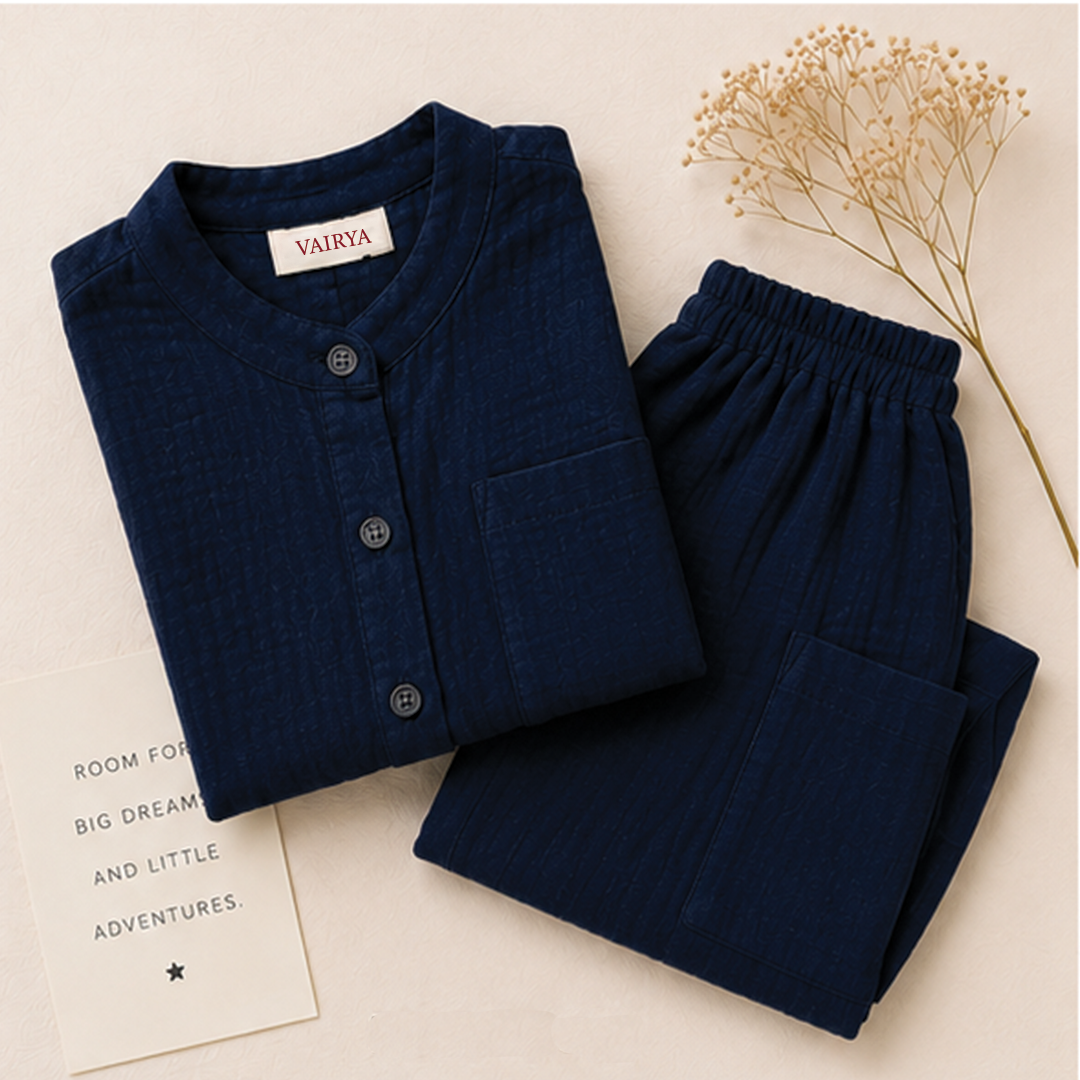 Navy Blue Co-ord Set