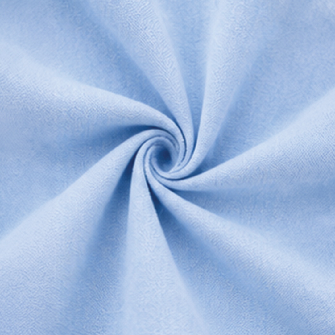 Sky Blue Mandarin Collar Shirt