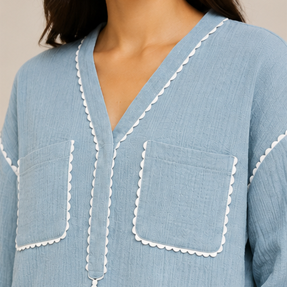 Mist Blue Trim Set