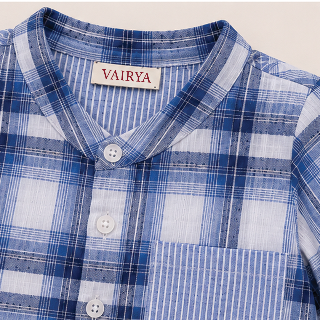 Blue Checks Co-ord Set