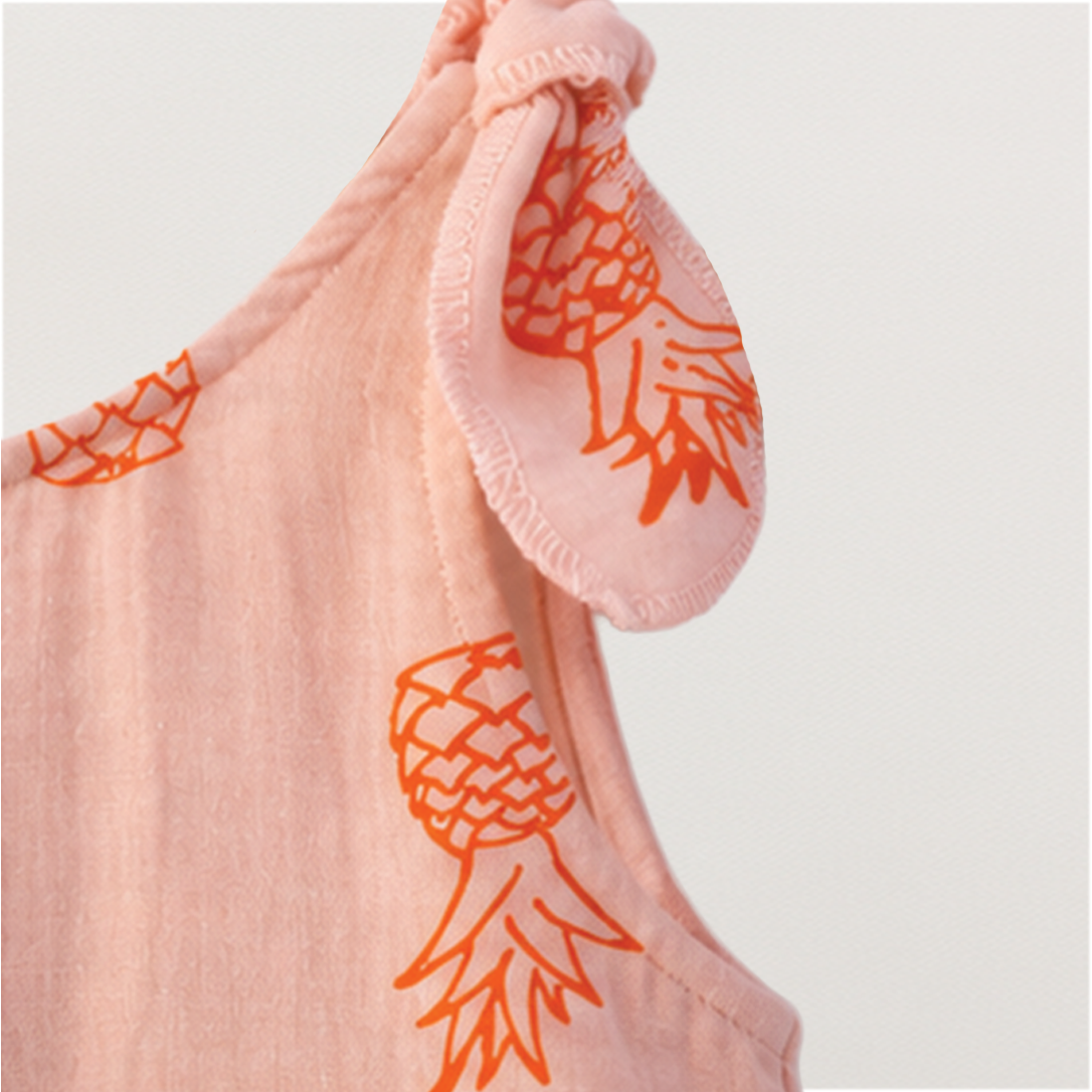 Peach Pineapple Dress