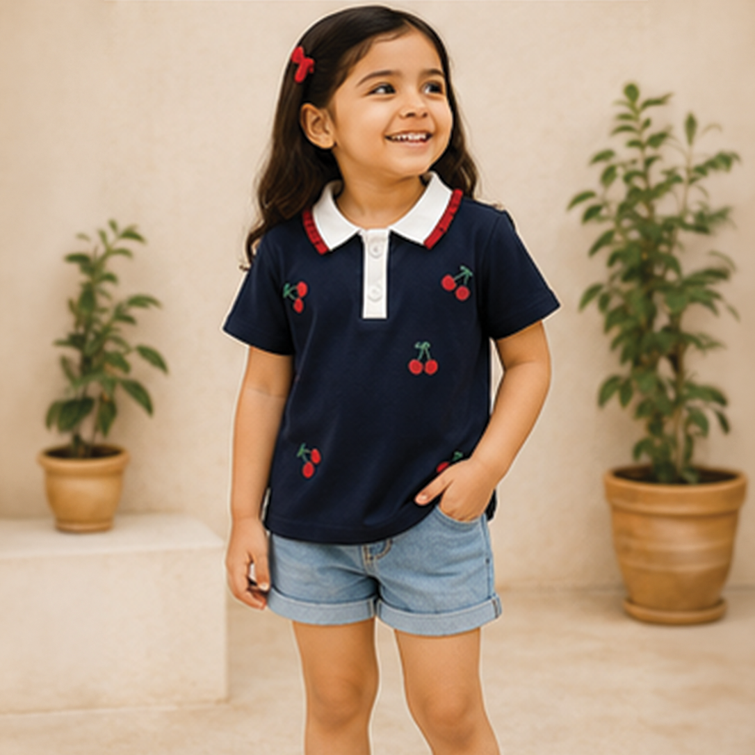 Cherry Polo Tee