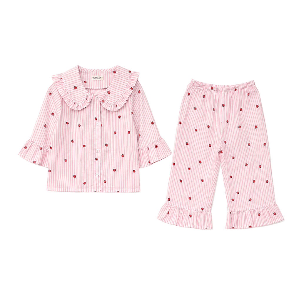 Strawberry Stripe Pajama Set
